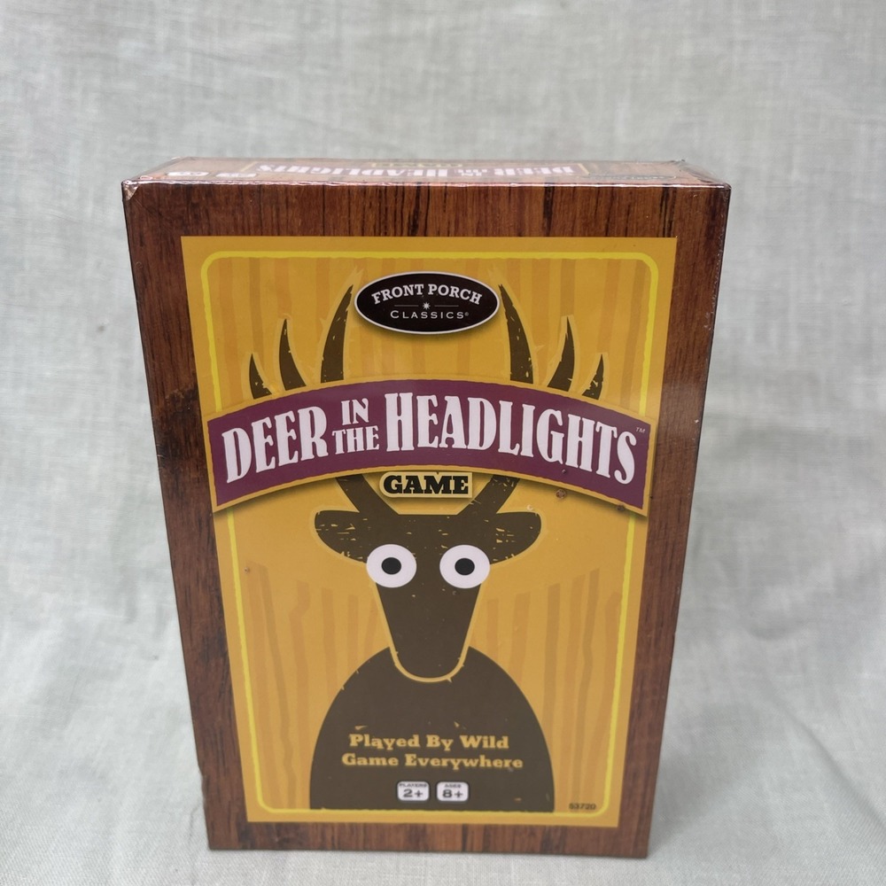 Front Porch Classics Deer In The Headlights Card Dice Game Sealed Complete